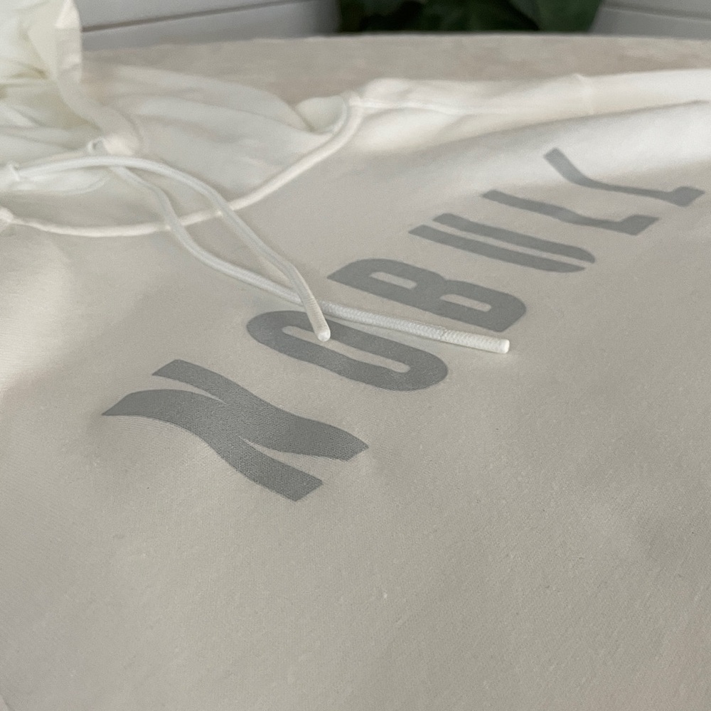 NOBULL White Hoodie. Like new. - Picture 4 of 12